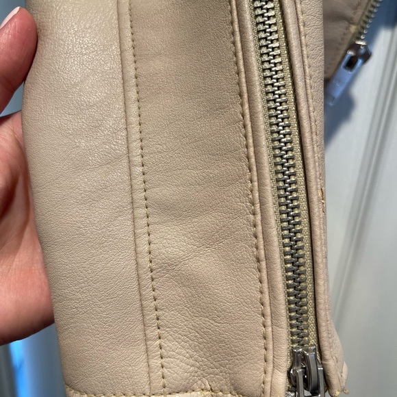 Abercrombie and Fitch Women's Vegan Leather Moto Jacket - Picture 3 of 8
